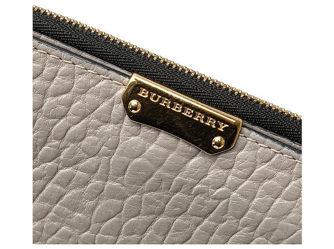 Portafoglio lungo in pelle Burberry Grigio - vista 8