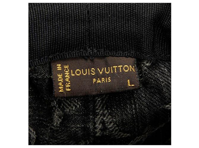 Cappello Bucket Monogram in Denim Louis Vuitton Nero - vista 5
