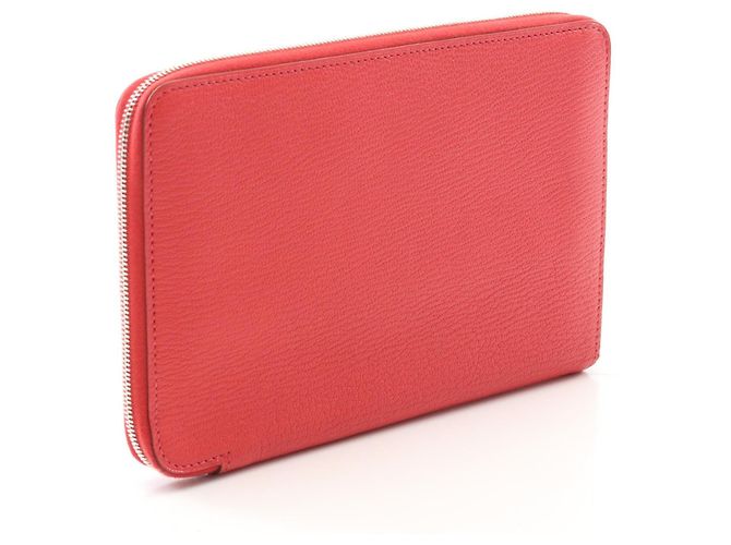Portafoglio Lungo Azap Combine in Capra Hermès Rosa - vista 2