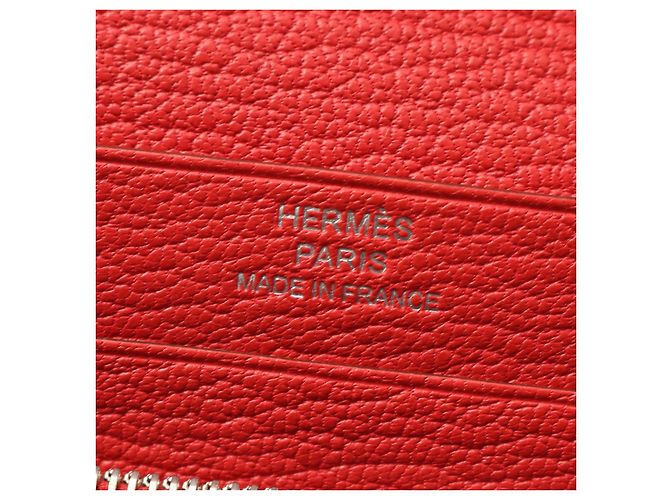 Portafoglio Lungo Azap Combine in Capra Hermès Rosa - vista 4