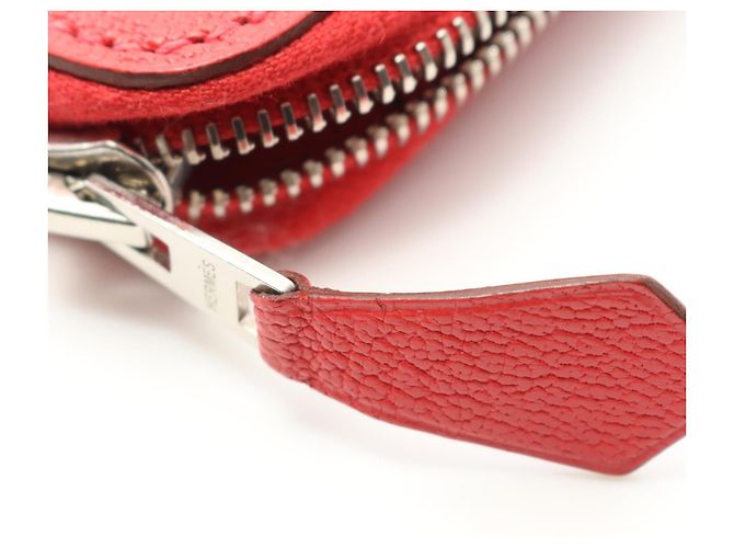 Portafoglio Lungo Azap Combine in Capra Hermès Rosa - vista 8