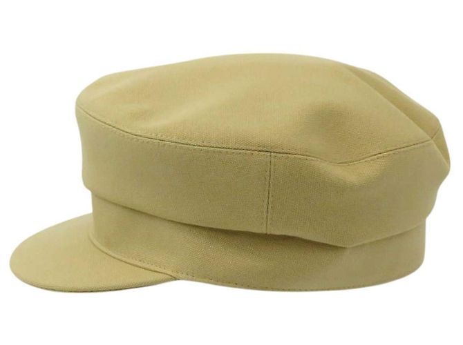 Cappello in cotone Giulietta di Hermès Marrone Beige - vista 3