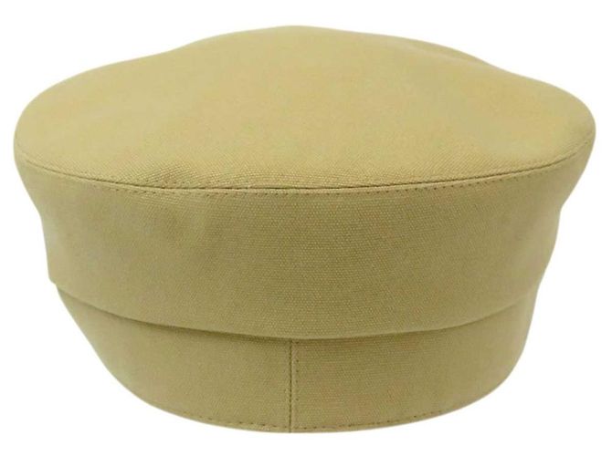 Cappello in cotone Giulietta di Hermès Marrone Beige - vista 4