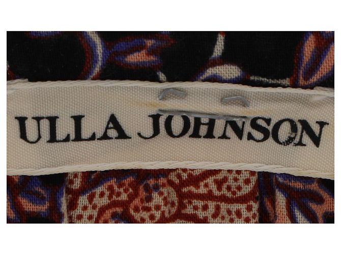 Abito midi con stampa floreale Ulla Johnson in cotone multicolore - vista 5
