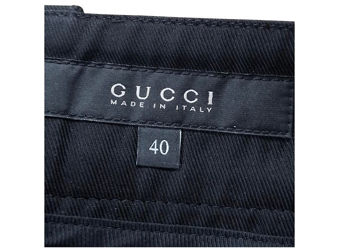 Gucci Gerade-Hosen aus schwarzem Polyester - Ansicht 3