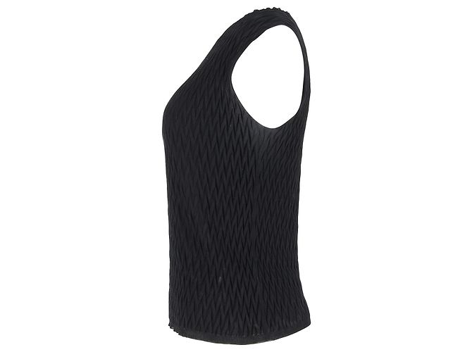Top de punto texturizado en algodón negro Missoni - vista 2