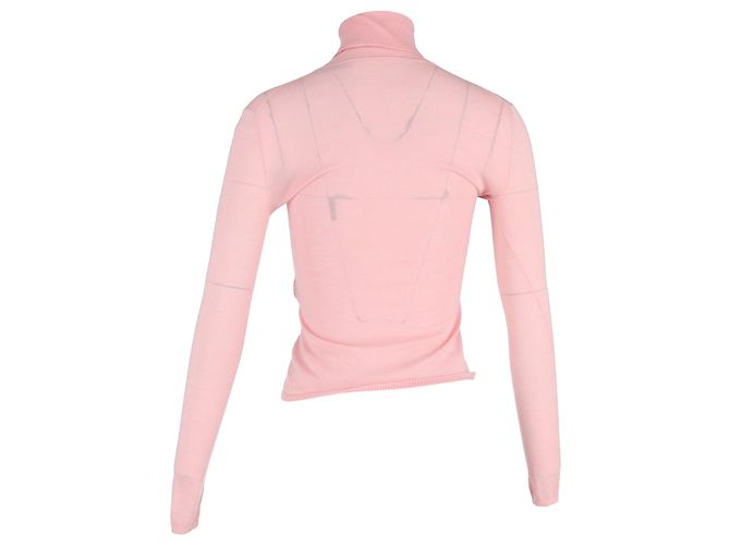 Gabriela Hearst Costa Rollkragenpullover aus rosa Kaschmir-Seide Pink - Ansicht 3