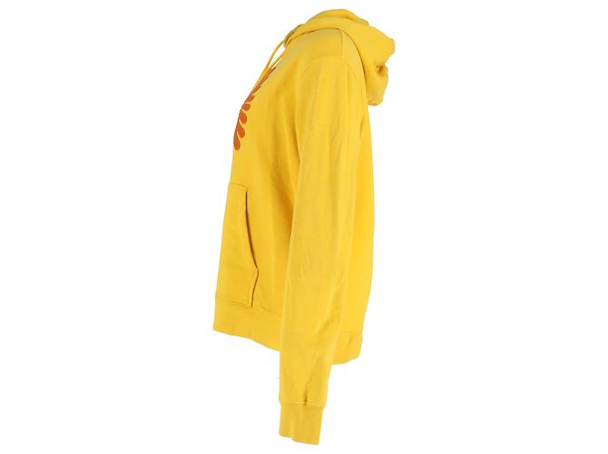 Sudadera bordada Sandro Paris en algodón amarillo - vista 2