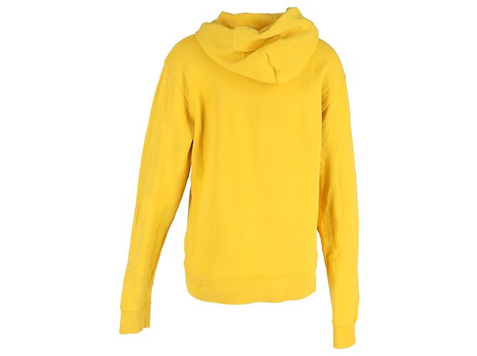 Sudadera bordada Sandro Paris en algodón amarillo - vista 3