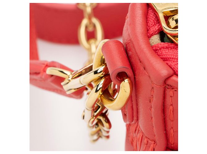 Pochette Troca in agnello Damier di Louis Vuitton Rosso - vista 10
