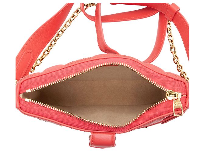 Pochette Troca in agnello Damier di Louis Vuitton Rosso - vista 6