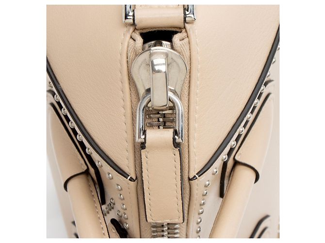 Bolso Antigona Small de piel de ternera con tachuelas Givenchy Castaño Beige - vista 10