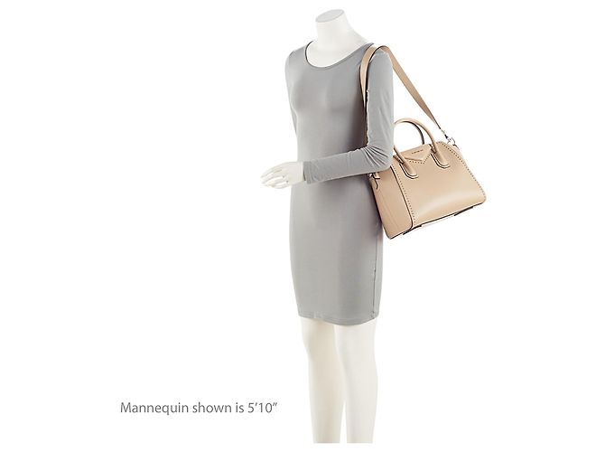 Bolso Antigona Small de piel de ternera con tachuelas Givenchy Castaño Beige - vista 5