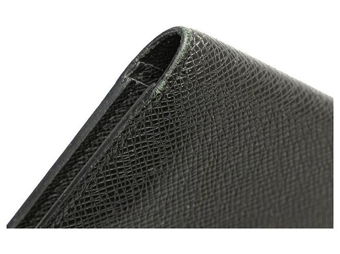 Portafoglio Lungo Ulon Taiga di Louis Vuitton Nero - vista 4