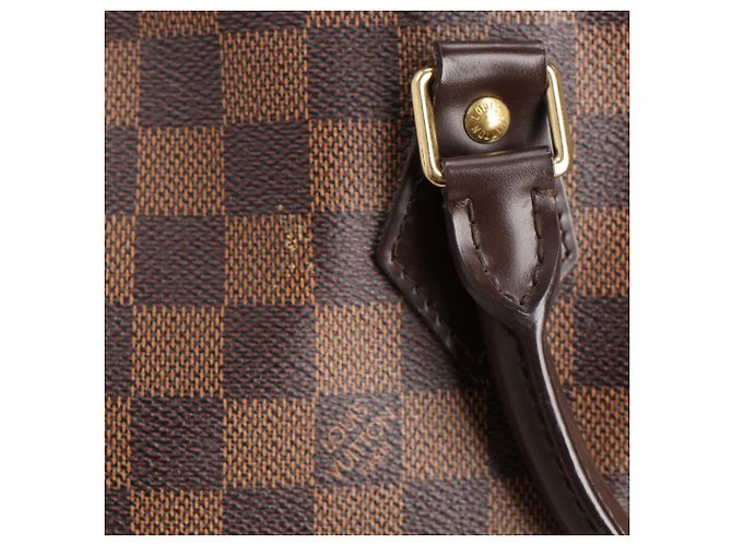 Louis Vuitton Speedy Bandoulière 30 en toile marron Rouge - vue 9