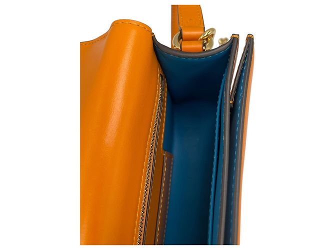 Louis Vuitton Pont 9 Cuero Naranja - vista 10