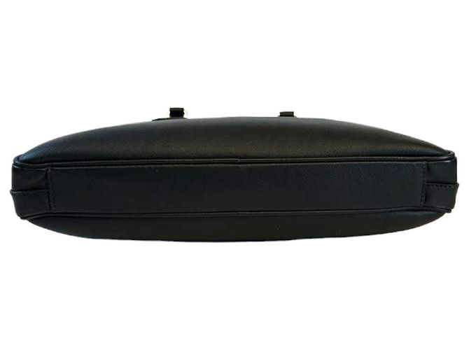 Saffiano Borsa a tracolla Prada in pelle nera Nero - vista 5