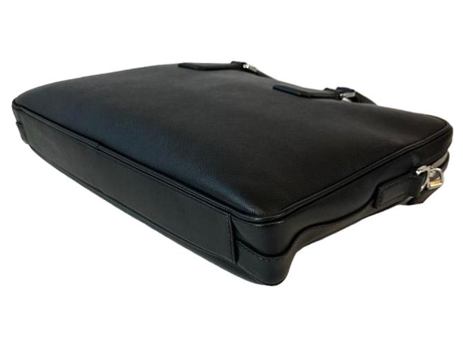 Saffiano Borsa a tracolla Prada in pelle nera Nero - vista 7