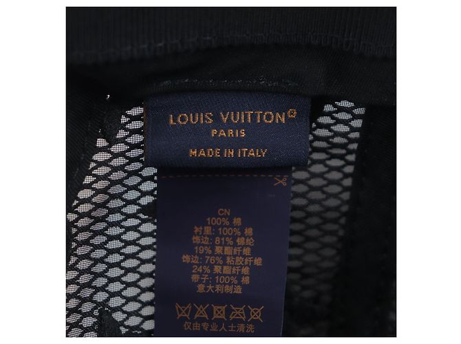 Gorra de algodón Louis Vuitton Negro - vista 10