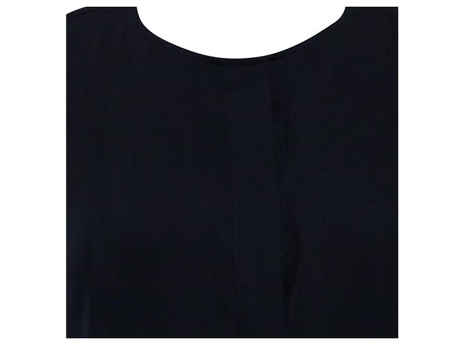 Stella Mc Cartney Blusa Stella McCartney in seta blu navy - vista 2