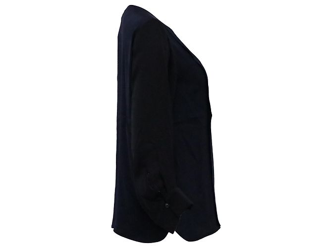 Stella Mc Cartney Blusa Stella McCartney in seta blu navy - vista 3