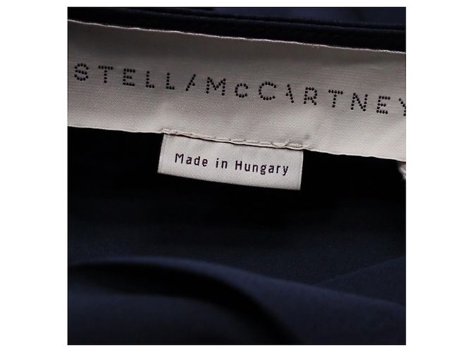 Stella Mc Cartney Blusa Stella McCartney in seta blu navy - vista 5