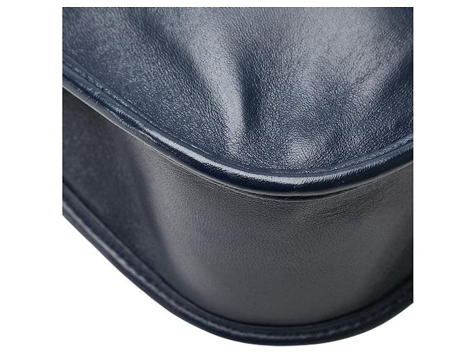 Borsa a Spalla in Pelle Nova Check di Burberry Blu - vista 4