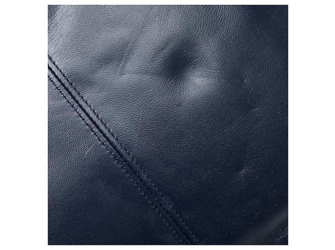 Borsa a Spalla in Pelle Nova Check di Burberry Blu - vista 8