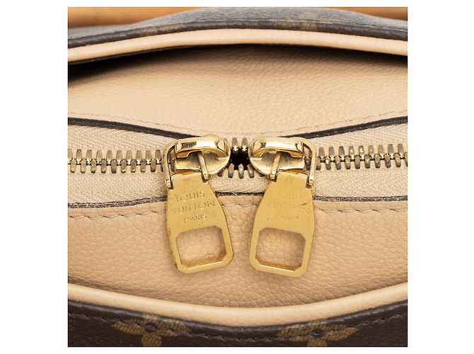 Borsa Pallas in tela Monogram Louis Vuitton Marrone Beige - vista 10