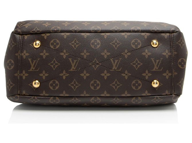 Borsa Pallas in tela Monogram Louis Vuitton Marrone Beige - vista 4
