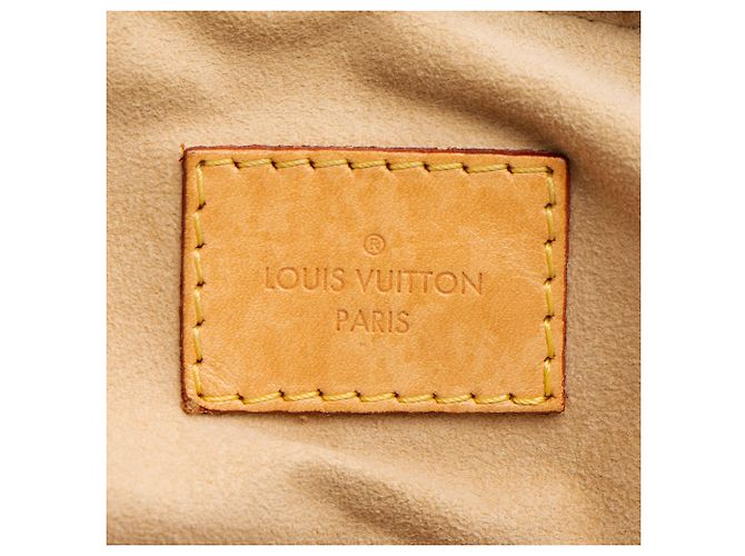Borsa Pallas in tela Monogram Louis Vuitton Marrone Beige - vista 8