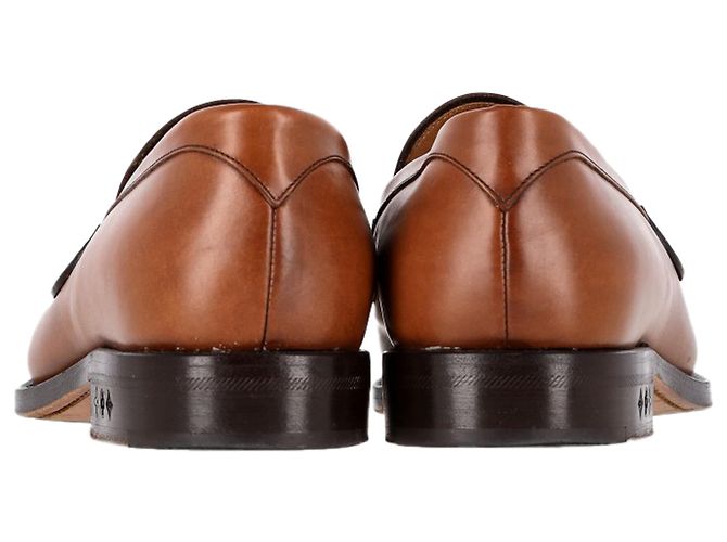 Mocassini Sorbonne Louis Vuitton in pelle marrone - vista 5