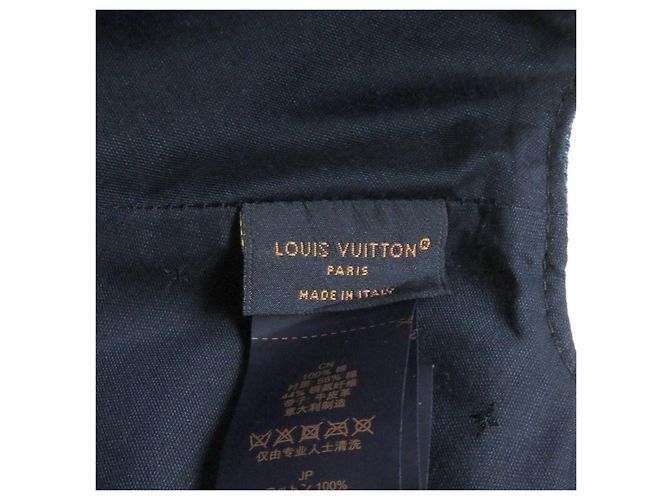 Baseballkappe mit gesticktem LV-Logo von Louis Vuitton Blau - Ansicht 7