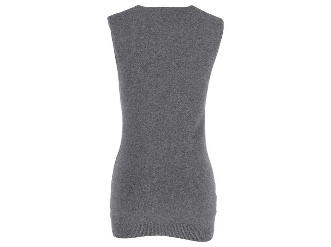Prada Knitted vest Sweater in Grey Wool - view 3