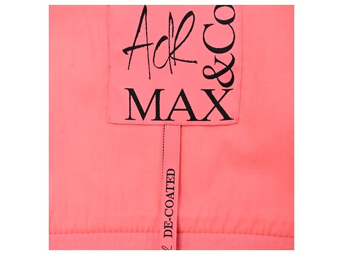 Max & Co Camicia Overshirt con Bottoni in Lana Corallo - vista 4