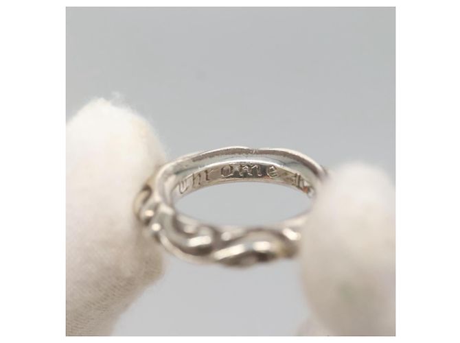 Scroll Band Ring Chrome Hearts Ag925 Silber Auth 128899M - Ansicht 8