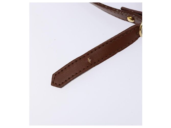 Autre Marque Borsa a Spalla Burberrys in Pelle Marrone Oro Auth BA4256 D'oro - vista 10