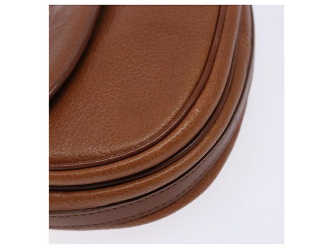 Autre Marque Borsa a Spalla Burberrys in Pelle Marrone Oro Auth BA4256 D'oro - vista 15
