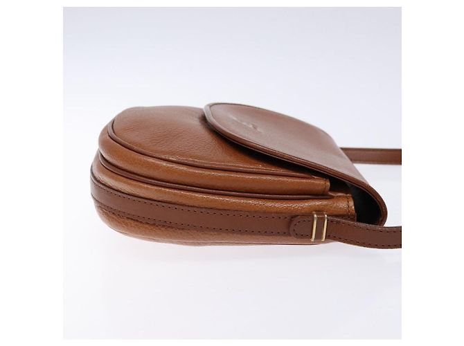 Autre Marque Borsa a Spalla Burberrys in Pelle Marrone Oro Auth BA4256 D'oro - vista 3