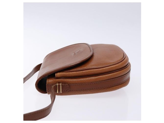 Autre Marque Borsa a Spalla Burberrys in Pelle Marrone Oro Auth BA4256 D'oro - vista 4