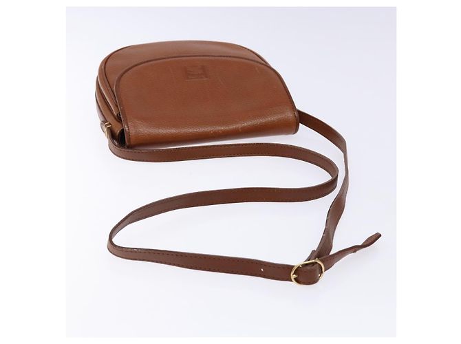 Autre Marque Borsa a Spalla Burberrys in Pelle Marrone Oro Auth BA4256 D'oro - vista 7