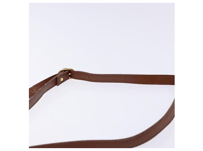 Autre Marque Borsa a Spalla Burberrys in Pelle Marrone Oro Auth BA4256 D'oro - vista 8