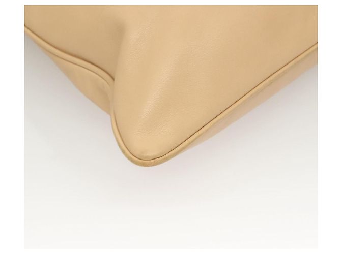 Gucci Borsa a Spalla in Pelle Beige Argento Auth bs27650 - vista 10