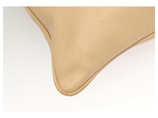 Gucci Borsa a Spalla in Pelle Beige Argento Auth bs27650 - vista 12