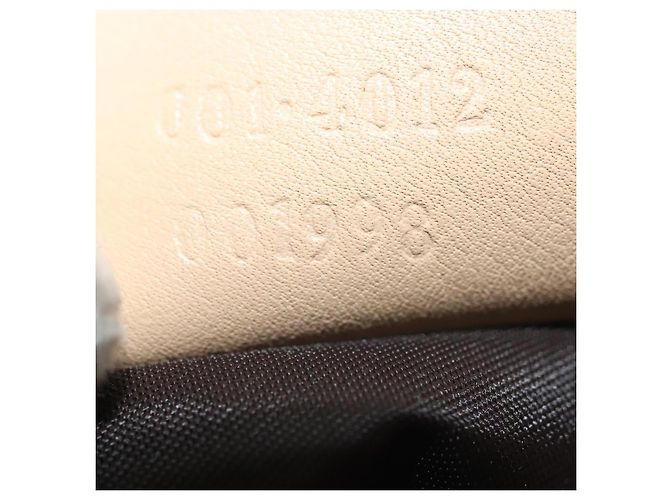 Gucci Borsa a Spalla in Pelle Beige Argento Auth bs27650 - vista 21