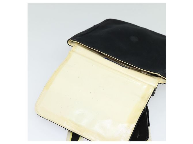 Borsa a spalla Burberry Blue Label in tela nera e argento autentica bs27397 Nero - vista 10