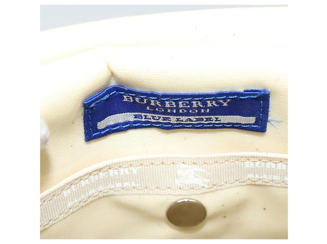 Borsa a spalla Burberry Blue Label in tela nera e argento autentica bs27397 Nero - vista 18