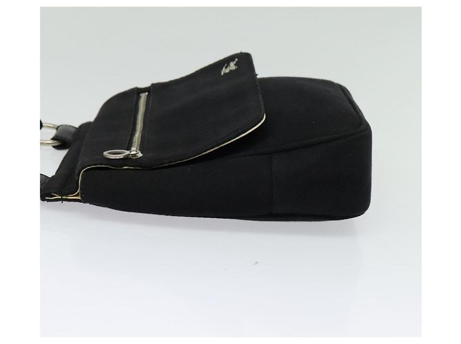 Borsa a spalla Burberry Blue Label in tela nera e argento autentica bs27397 Nero - vista 3
