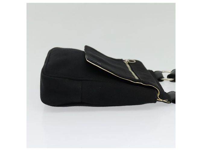 Borsa a spalla Burberry Blue Label in tela nera e argento autentica bs27397 Nero - vista 4