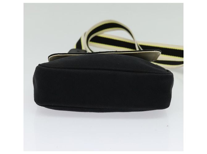 Borsa a spalla Burberry Blue Label in tela nera e argento autentica bs27397 Nero - vista 5